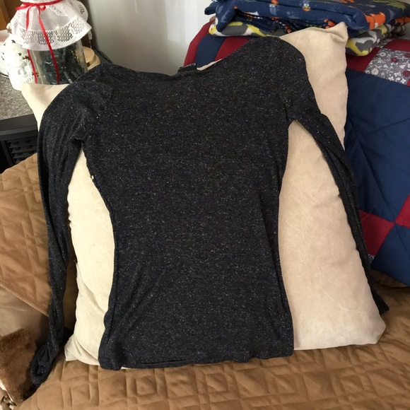 Dark Gray Daytrip Sequined Sweater - Picture 5 of 6